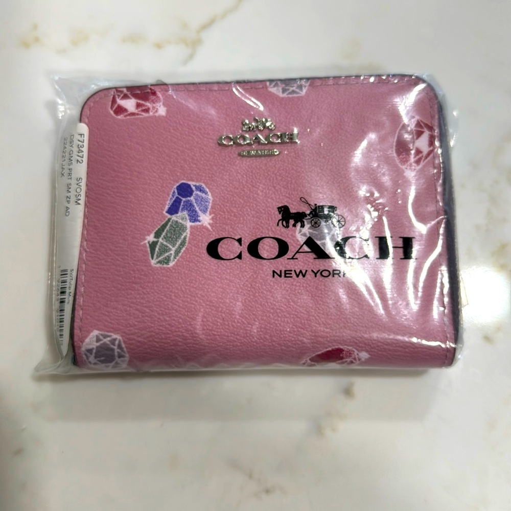 Coach x Disney zippered wallet With Snow White And The Seven Dwarfs Gems